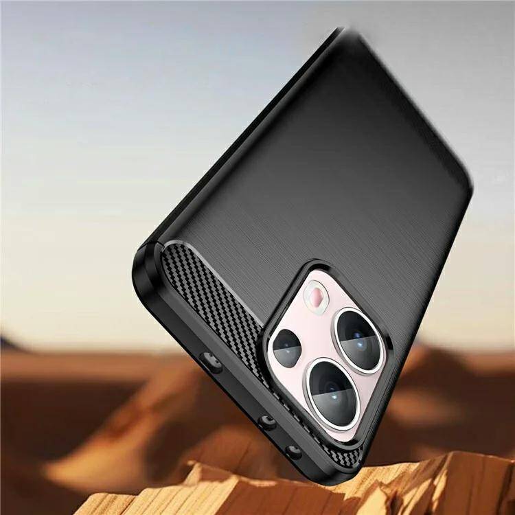 Pokrowiec Carbon Pro czarny Oppo Reno 13 Pro 5G / 6