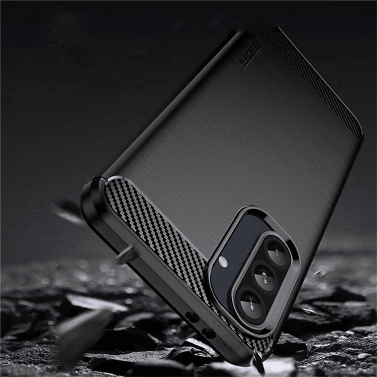 Pokrowiec Carbon Pro czarny Samsung Galaxy A36 5G / 6