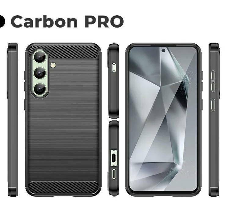 Pokrowiec Carbon Pro czarny Samsung Galaxy S24 FE