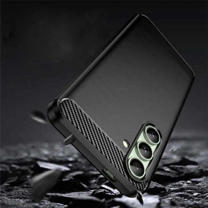 Pokrowiec Carbon Pro czarny Samsung Galaxy S24 FE / 3