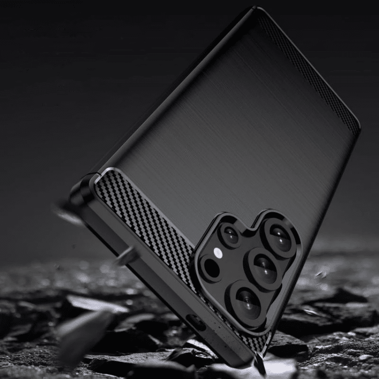 Pokrowiec Carbon Pro czarny Samsung Galaxy S25 Ultra / 6