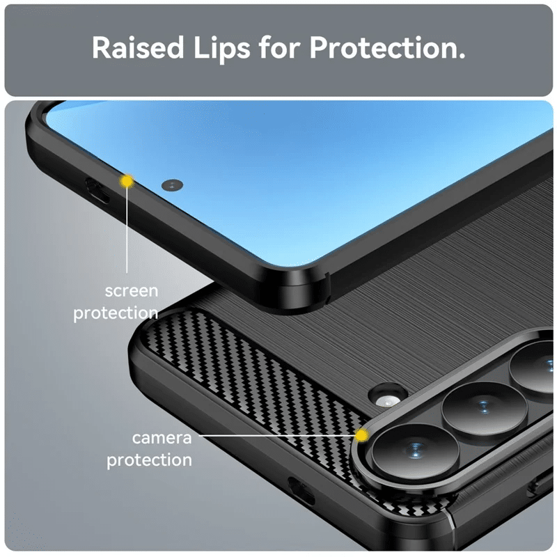 Pokrowiec Carbon Pro czarny Samsung Galaxy S26 Plus / 6