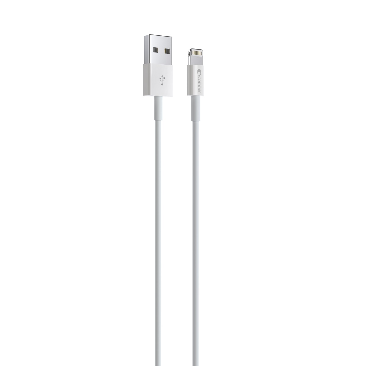 Comma kabel Jub MFi USB - Lightning 2,4A 1,0m bia�y / 2