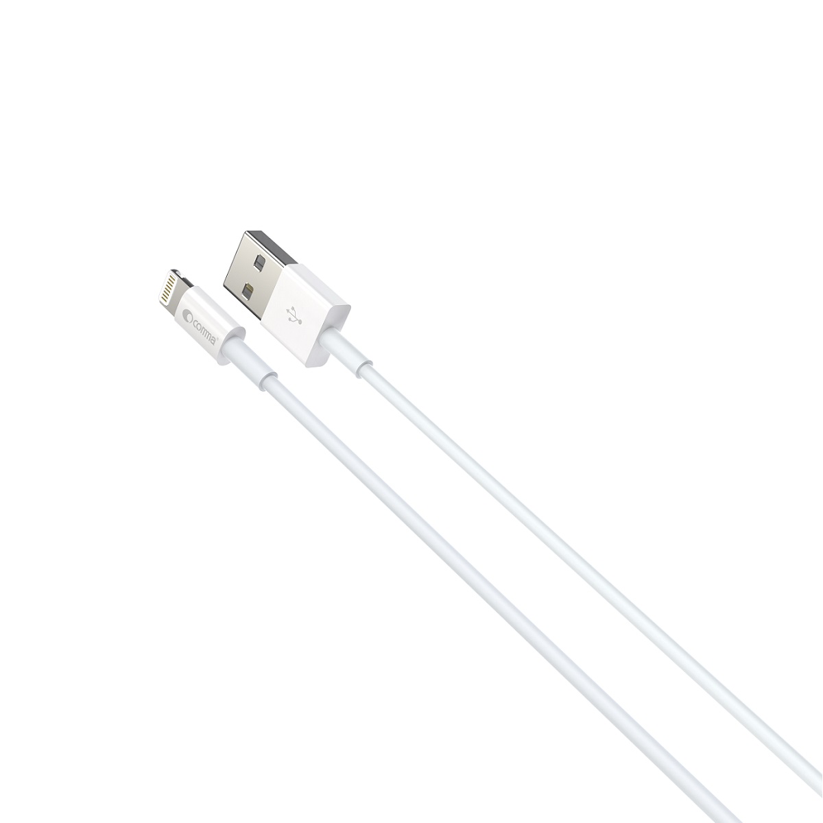 Comma kabel Jub MFi USB - Lightning 2,4A 1,0m biay / 3