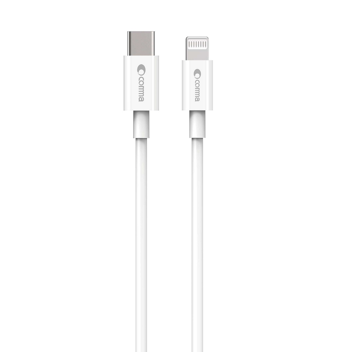 Comma kabel Jub MFi USB-C - Lightning 3A 1,5m bia�y