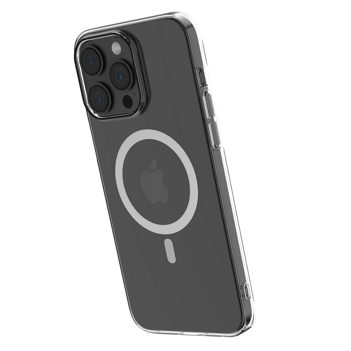 Comma nak�adka Hard Jacket Mag prze�roczysta antybakteryjna Apple iPhone 15 Plus / 2