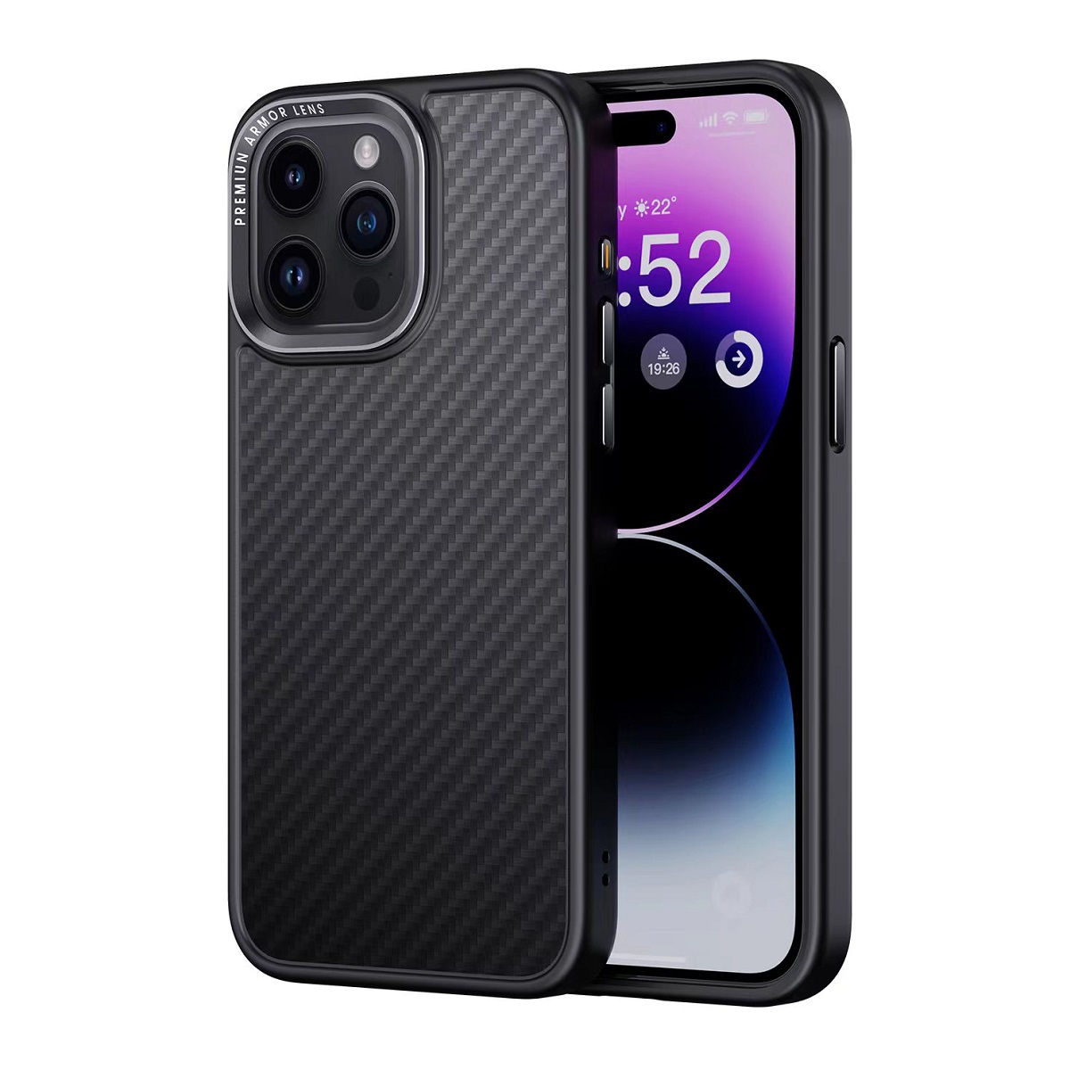 Comma nak�adka Kevlar Mag czarny Apple iPhone 15 Pro