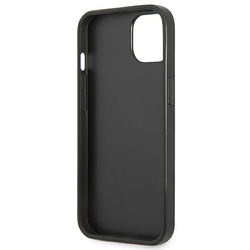  czarna Saffiano Double Card Triangle Apple iPhone 13 / 7