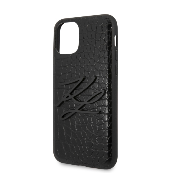  czarne hard case Croco Apple iPhone 11 Pro / 5