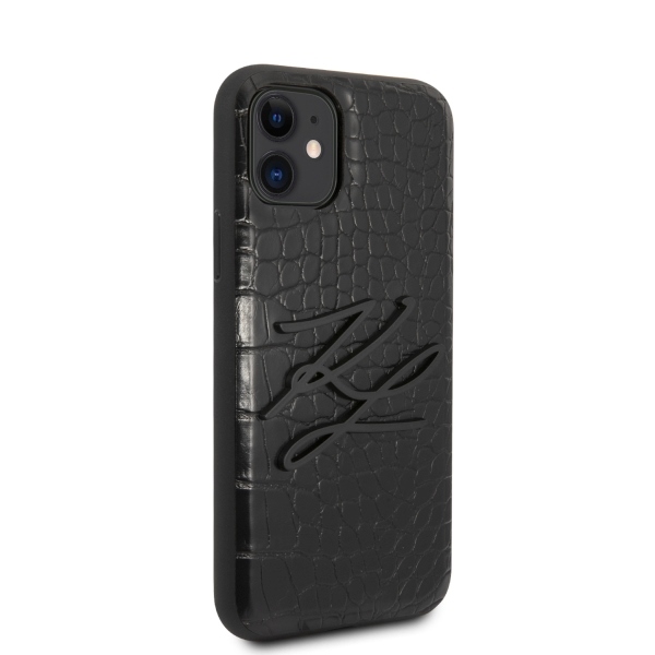  czarne hard case Croco Apple iPhone 11 / 3