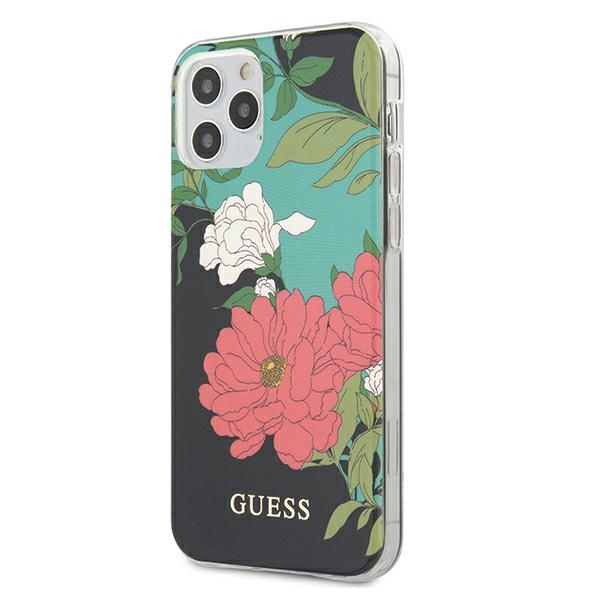  czarne hard case N`1 Flower Collection Apple iPhone 12 Pro Max (6.7 cali)