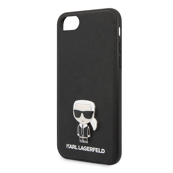  czarne hard case Saffiano Iconic Metal Apple iPhone 11 Pro / 3