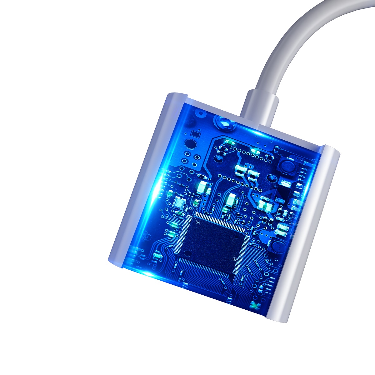 Devia adapter Smart USB-C - USB-C (port) + jack 3,5mm (port) biay / 6
