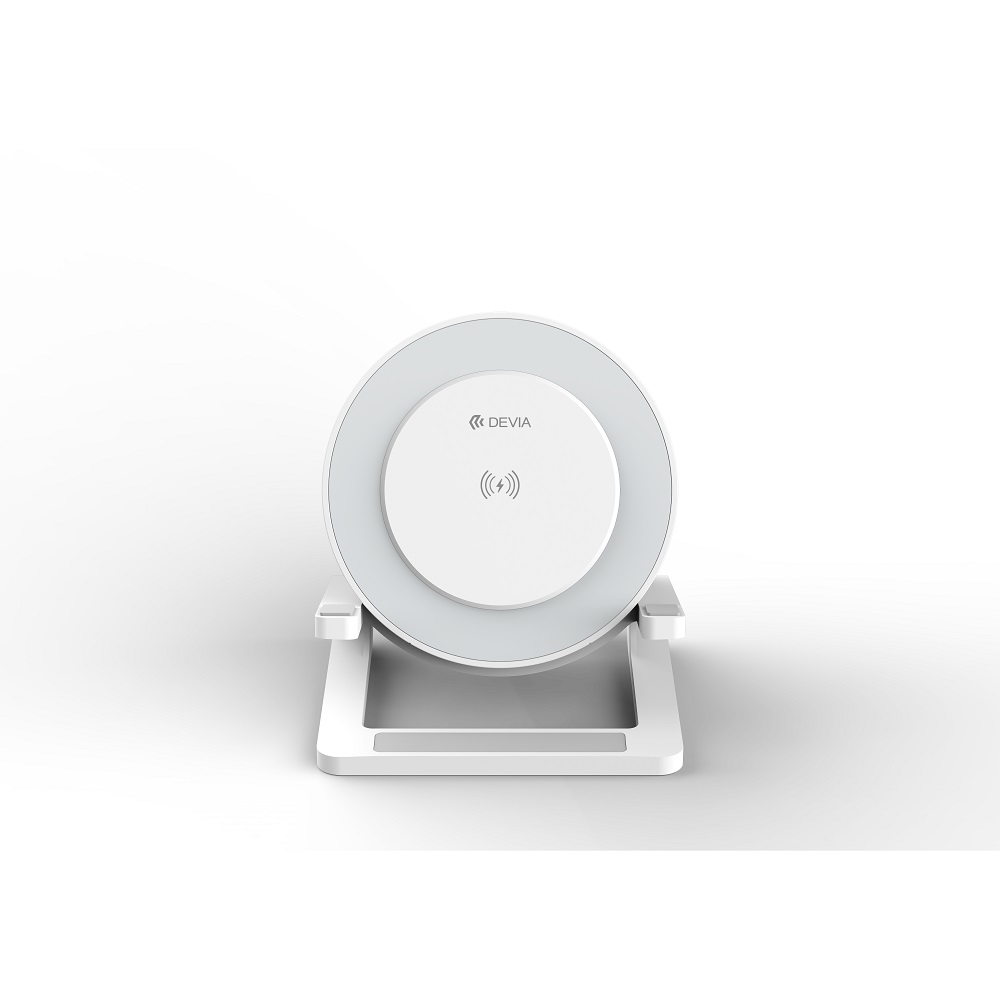 Devia g�o�nik Bluetooth I-M3 z wbudowan� �adowark� indukcyjn� 15W i lampk� / 2