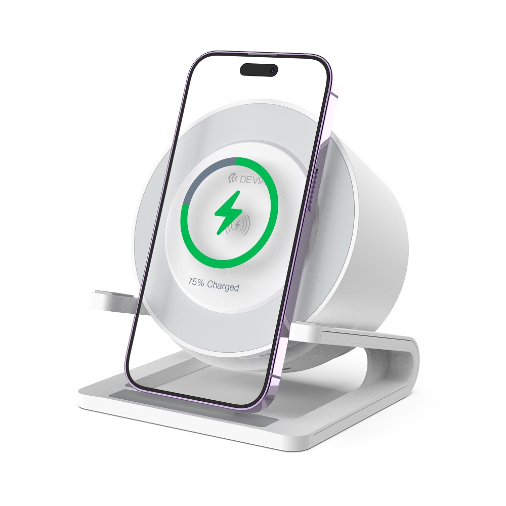 Devia g�o�nik Bluetooth I-M3 z wbudowan� �adowark� indukcyjn� 15W i lampk� / 3