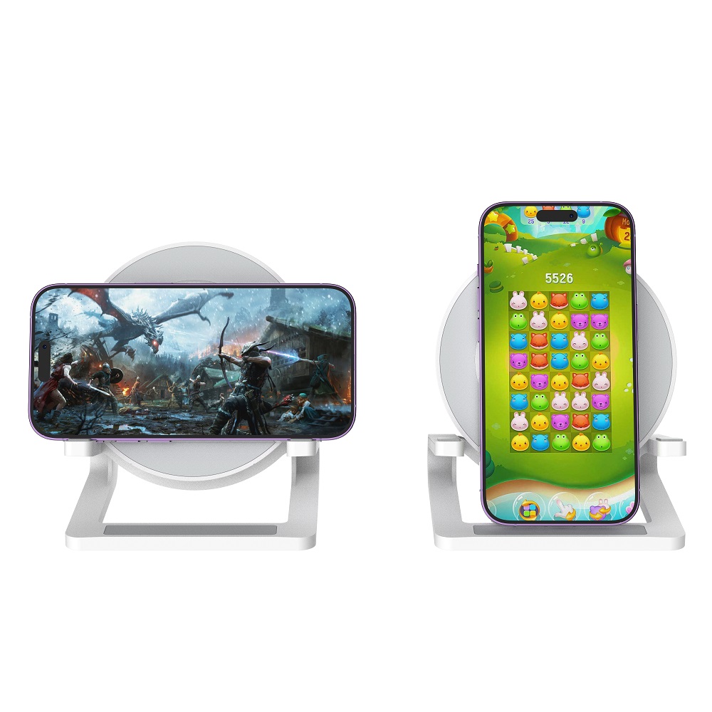 Devia g�o�nik Bluetooth I-M3 z wbudowan� �adowark� indukcyjn� 15W i lampk� / 4