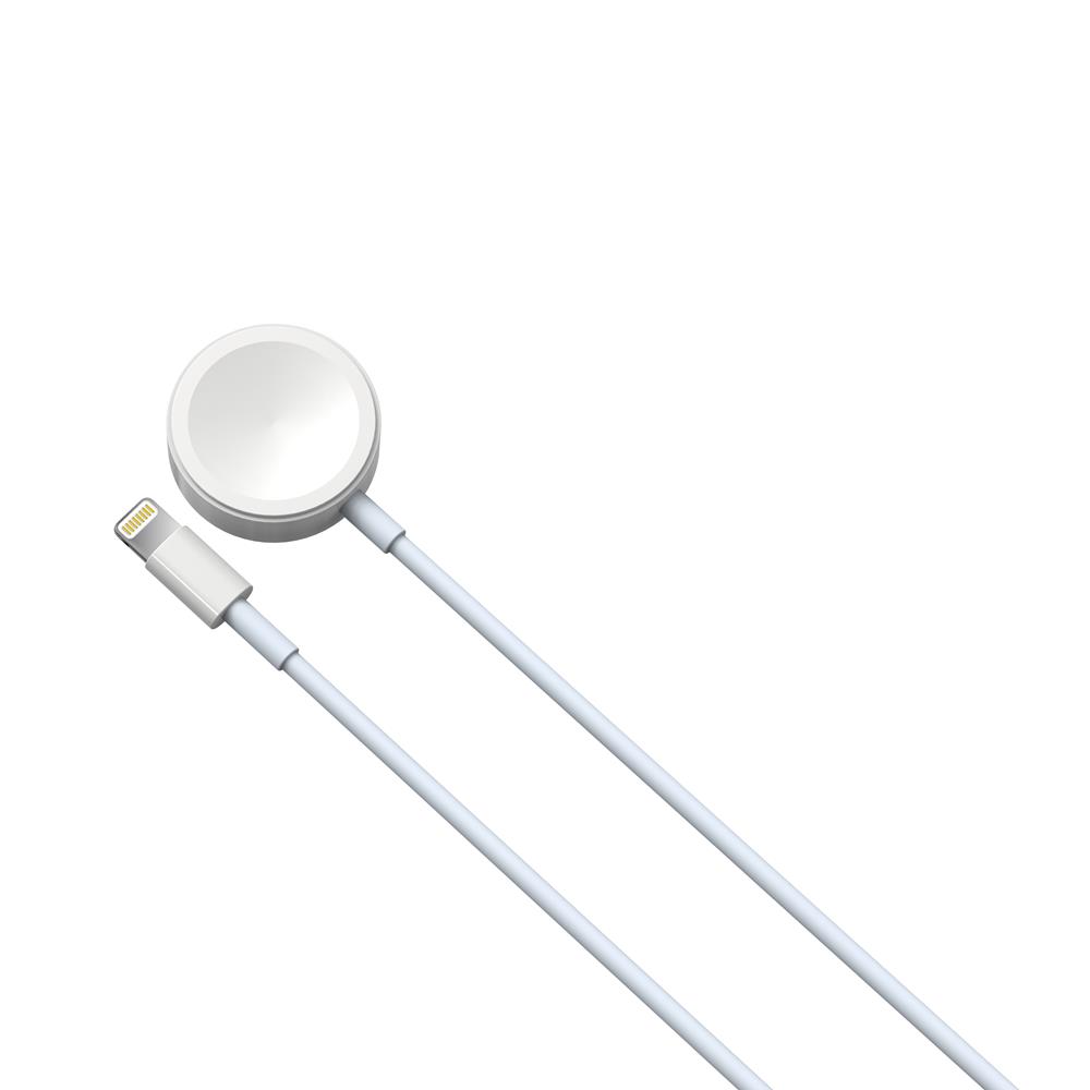 Devia kabel 2w1 V2 Smart USB - Lightning biay z adowark indukcyjn do Apple Watch / 2
