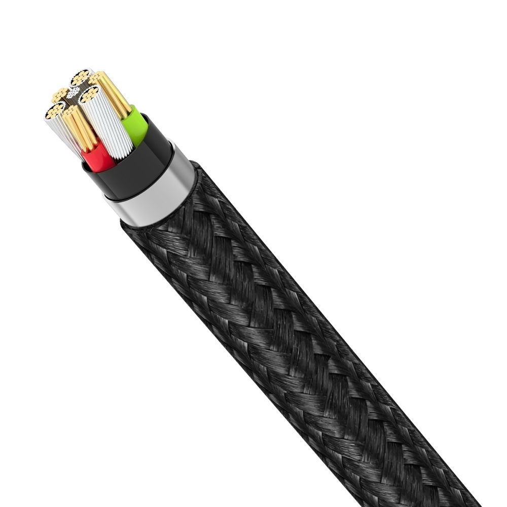 Devia kabel 3w1 Gracious USB - Lightning + USB-C + microUSB 1,2 m 3A czarny / 2