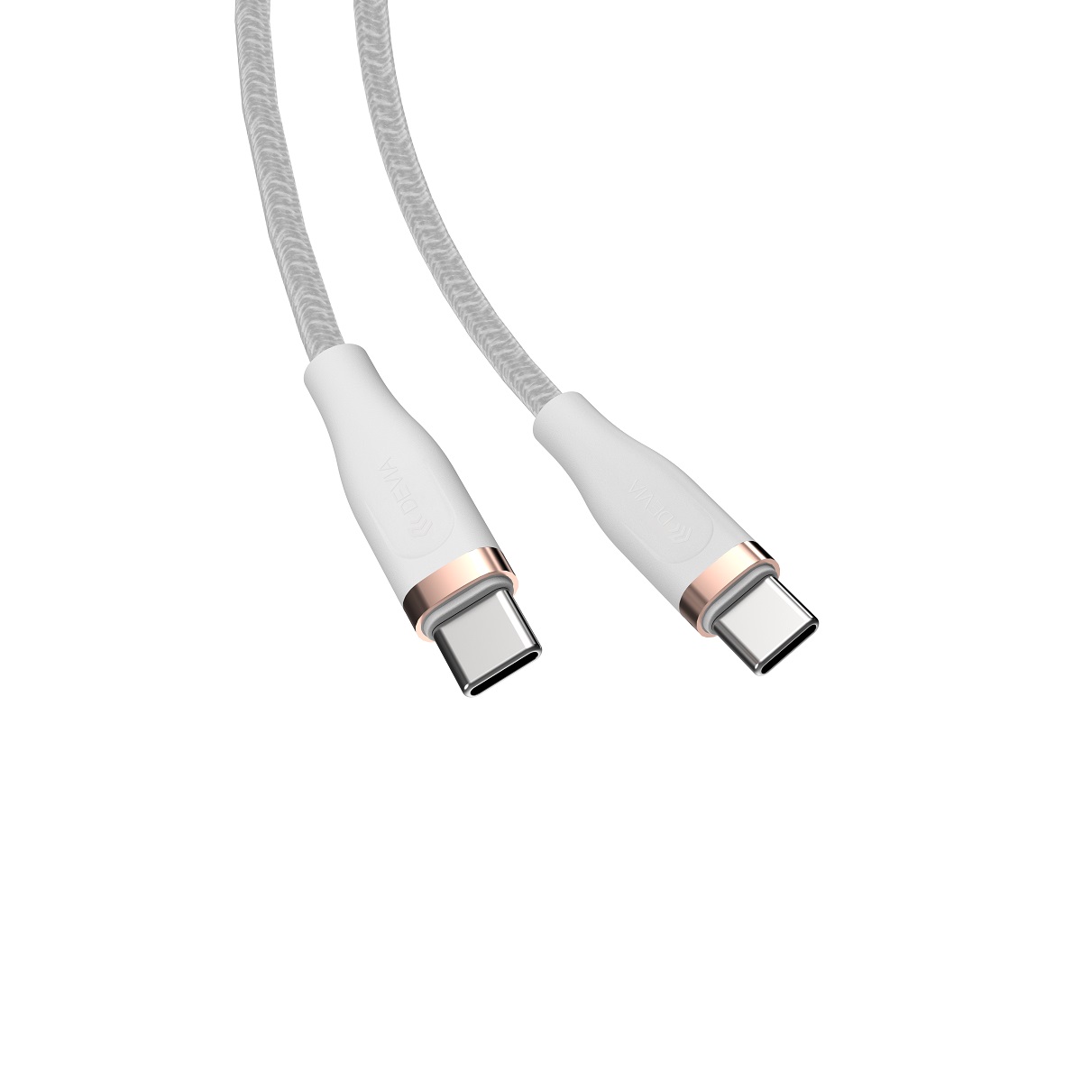 Devia kabel EC320 Star PD USB-C - USB-C 1,5 m 60W 3A bia�y / 2