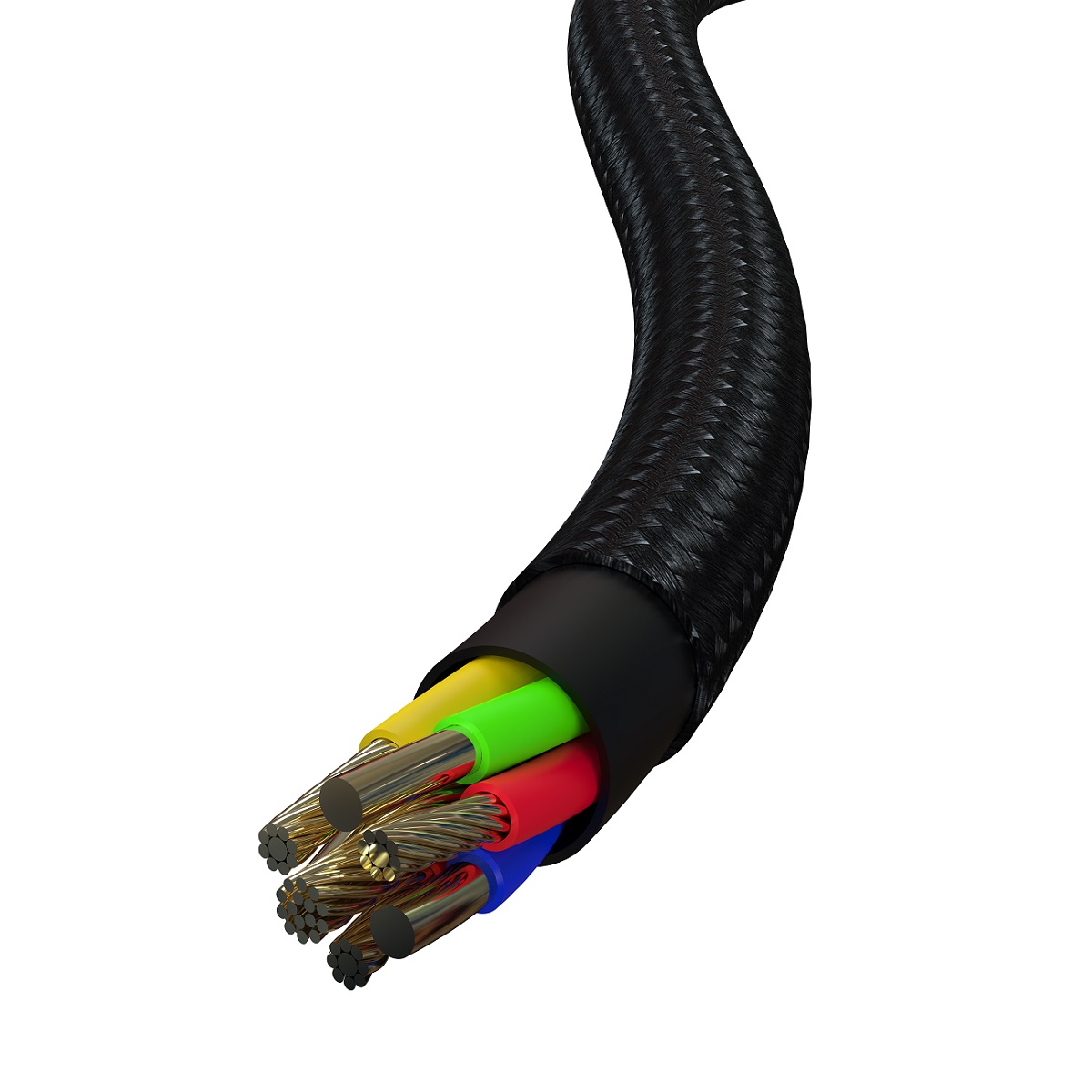 Devia kabel Extreme 4w1 PD USB-C + USB - USB-C + Lightning 1,5 m czarny / 3