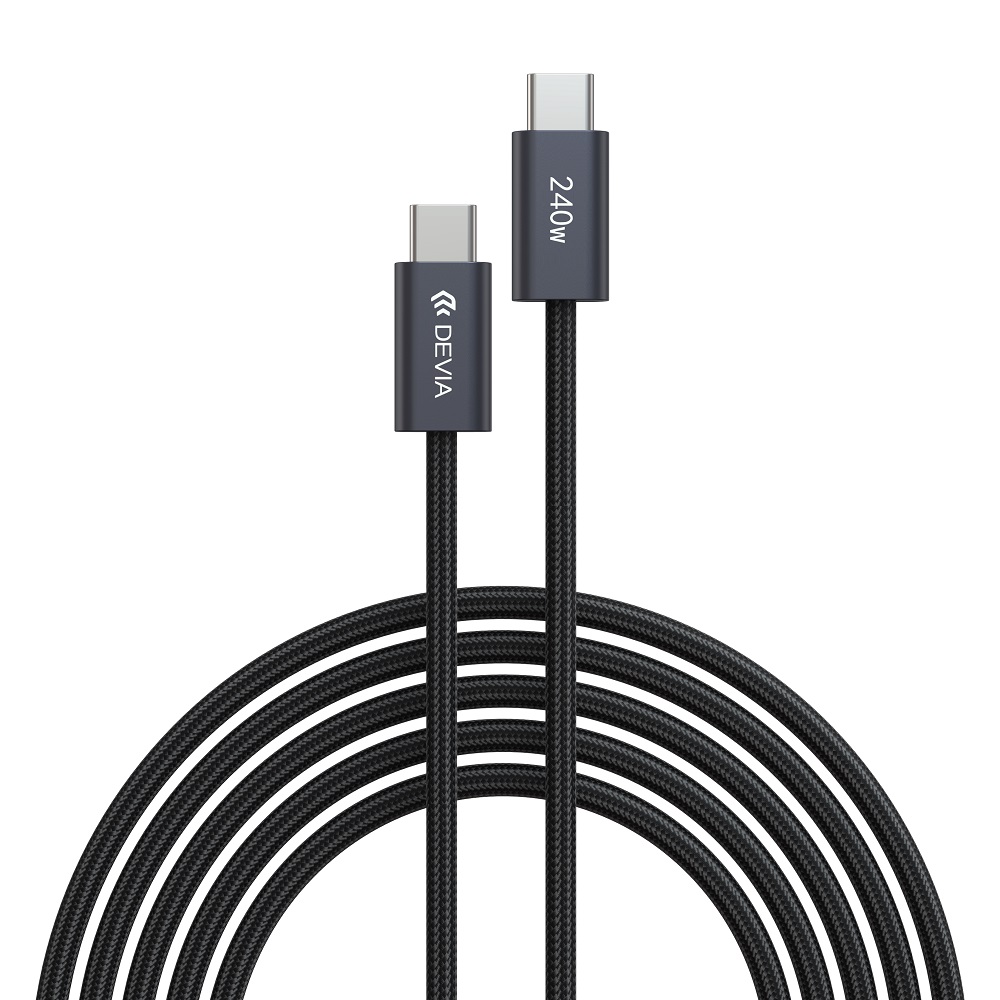 Devia kabel Extreme EC652 PD USB-C - USB-C 2,0 m 240W czarny