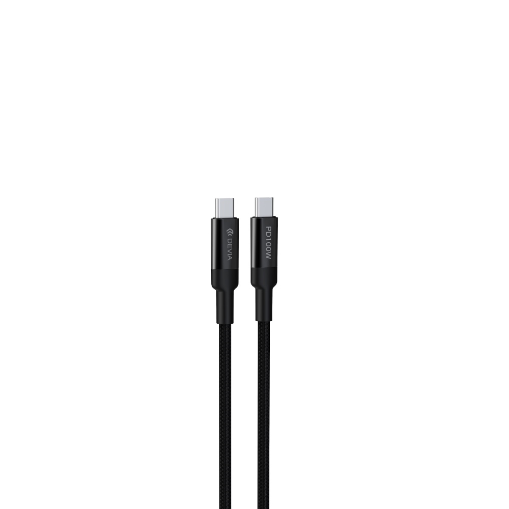 Devia kabel Extreme PD USB-C - USB-C 1,5 m 100W czarny / 2