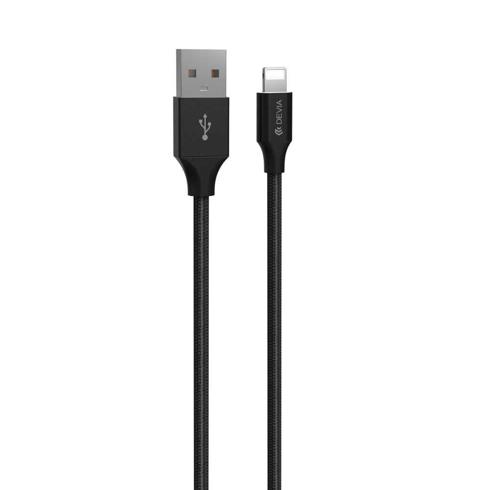 Devia kabel Gracious USB - Lightning 2,0 m 2,1A czarny / 2