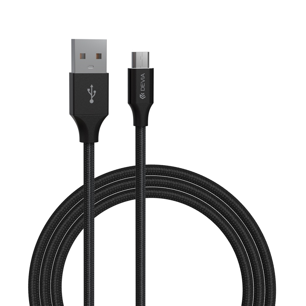 Devia kabel Gracious USB - MicroUSB 1,0 m 2,4A czarny