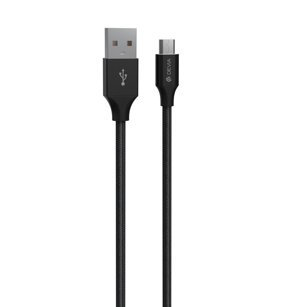 Devia kabel Gracious USB - MicroUSB 1,0 m 2,4A czarny / 2