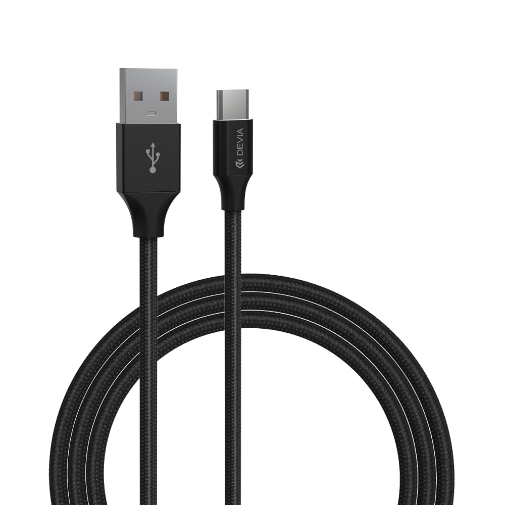 Devia kabel Gracious USB - USB-C 2,0 m 2,1A czarny