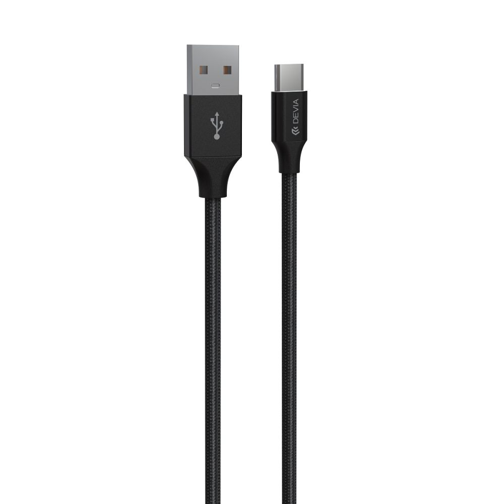 Devia kabel Gracious USB - USB-C 2,0 m 2,1A czarny / 2