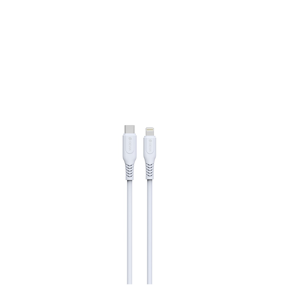 Devia kabel GRS EC635 PD USB-C - Lightning 1,0 m 27W 3A bia�y / 2