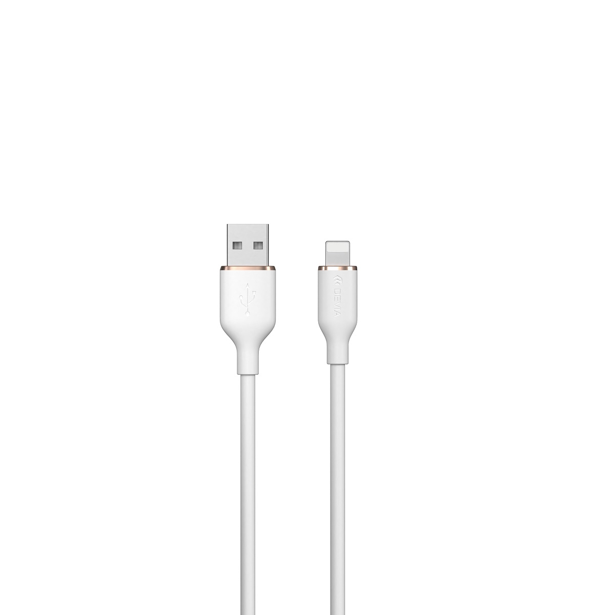 Devia kabel Jelly USB - Lightning 1,2 m 2,4A bia�y / 2