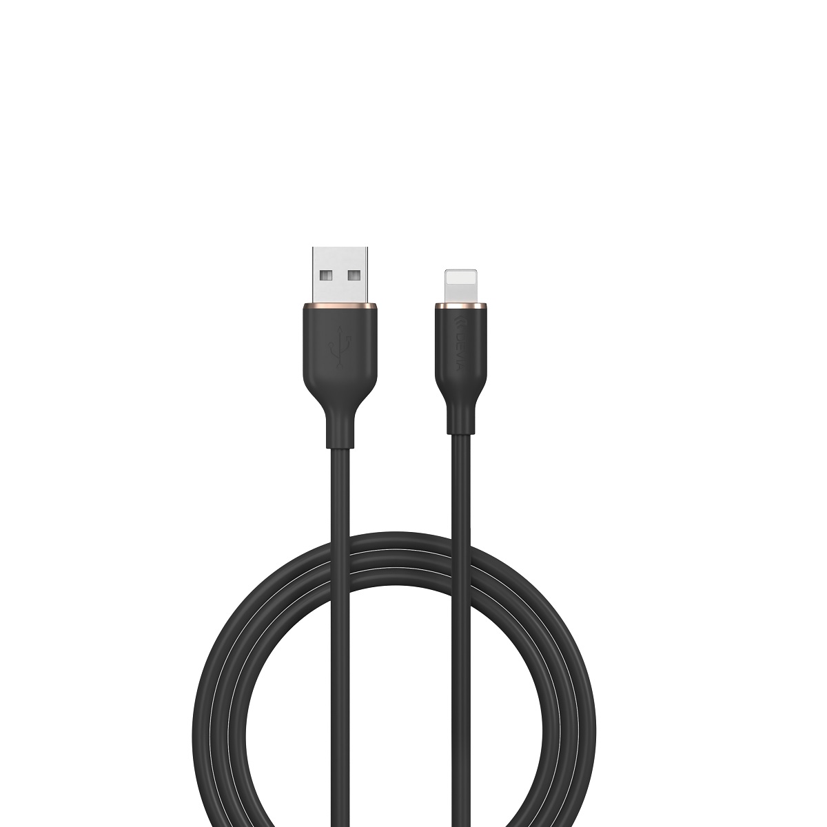 Devia kabel Jelly USB - Lightning 1,2 m 2,4A czarny