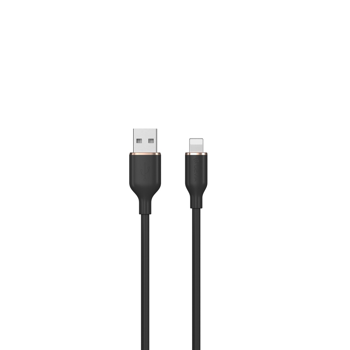 Devia kabel Jelly USB - Lightning 1,2 m 2,4A czarny / 2