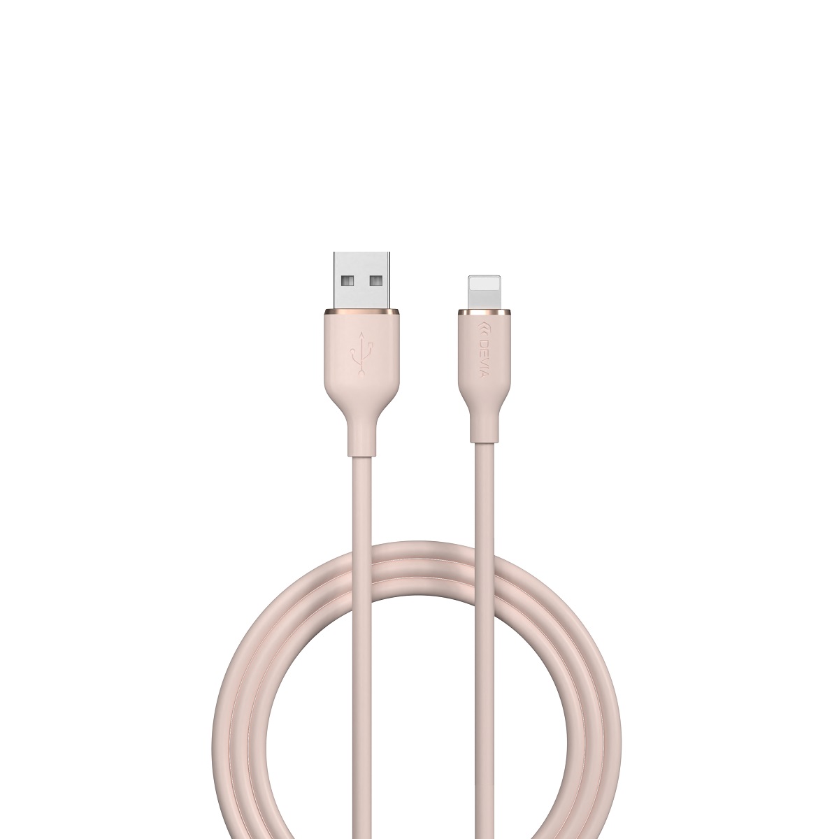 Devia kabel Jelly USB - Lightning 1,2 m 2,4A r�owy