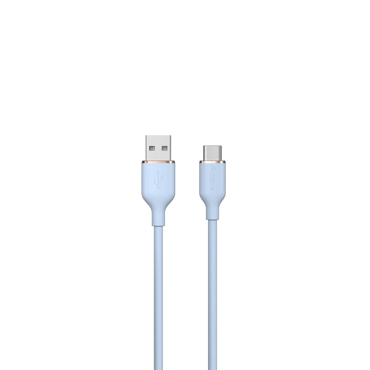 Devia kabel Jelly USB - USB-C 1,2 m 2,4A niebieski / 2