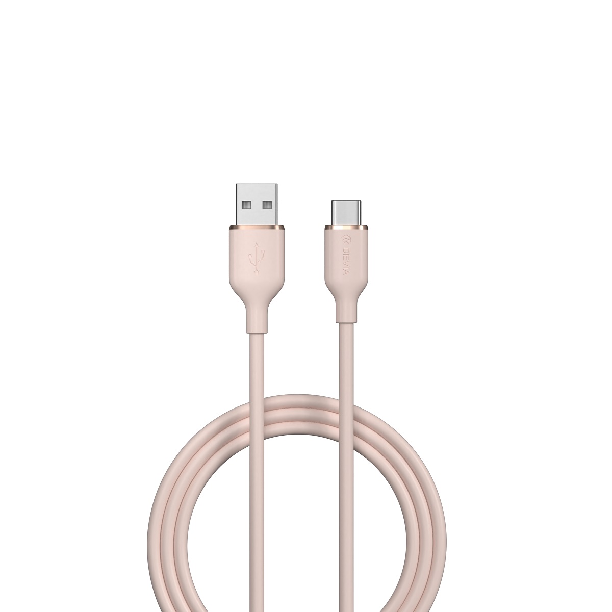 Devia kabel Jelly USB - USB-C 1,2 m 2,4A r�owy