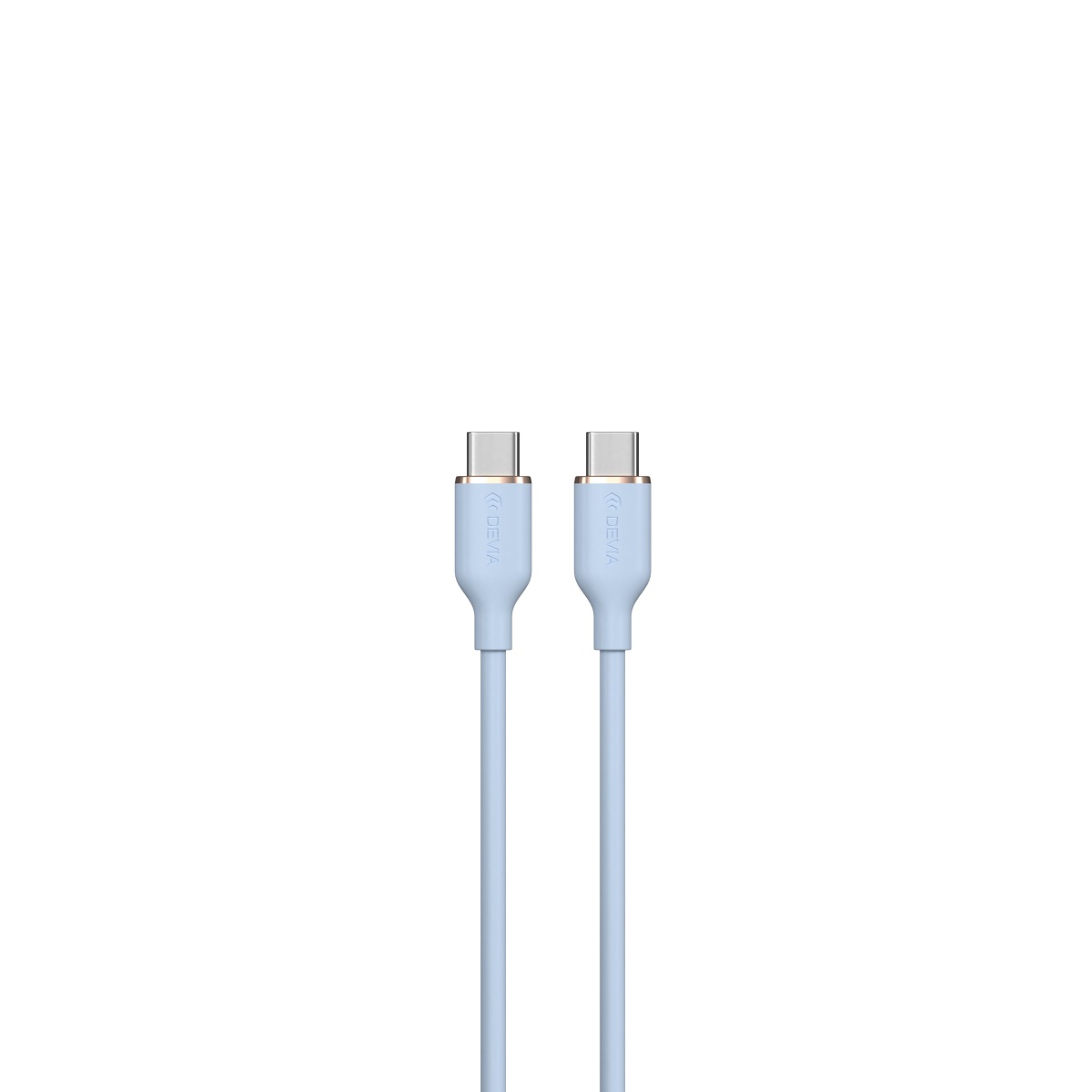 Devia kabel Jelly USB-C - USB-C 1,2 m 60W niebieski / 2