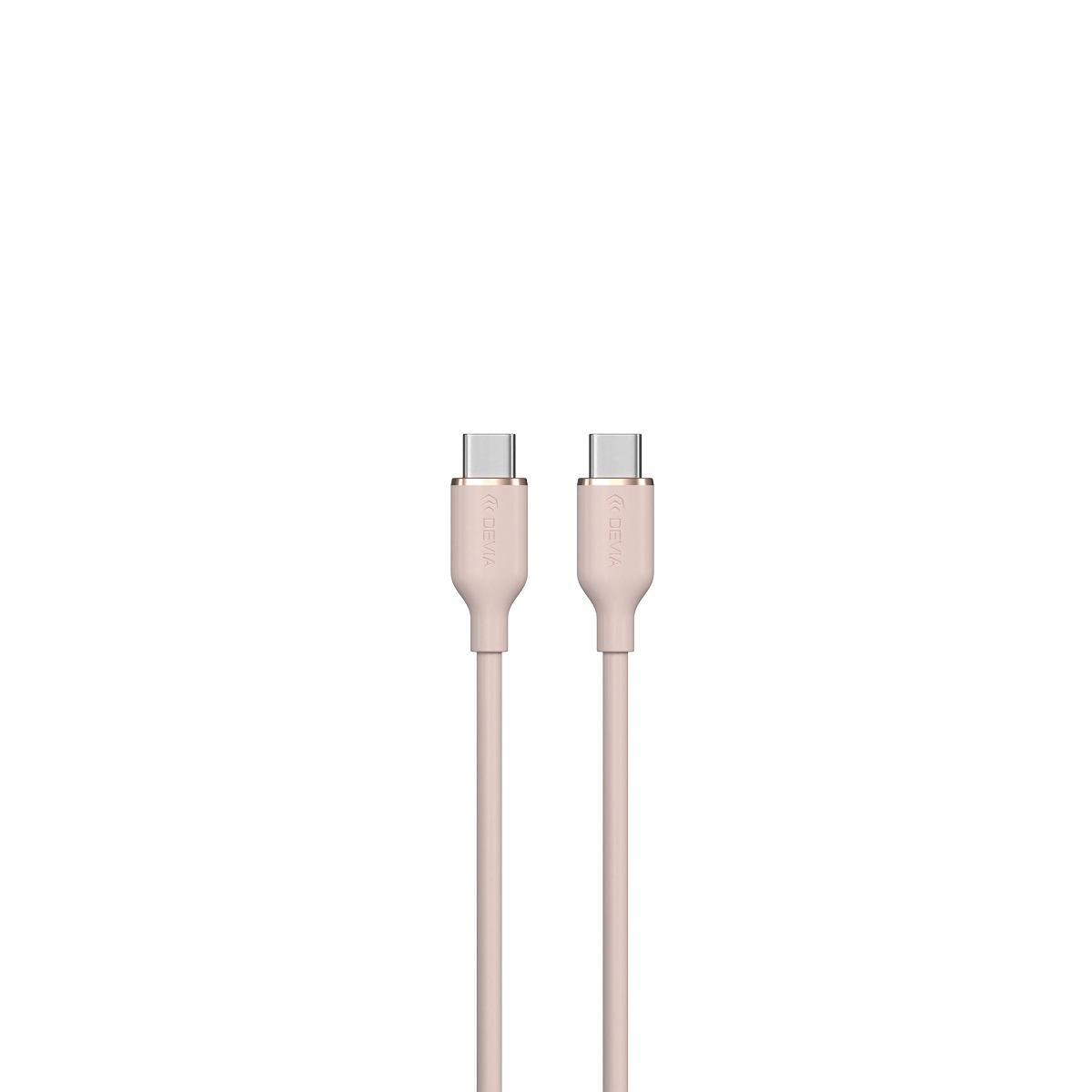 Devia kabel Jelly USB-C - USB-C 1,2 m 60W r�owy / 2