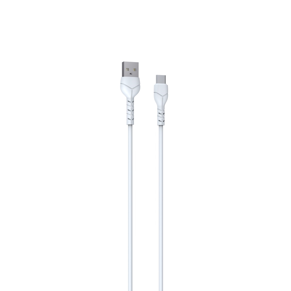 Devia kabel Kintone USB - USB-C 1,0 m 2,1A biay / 2