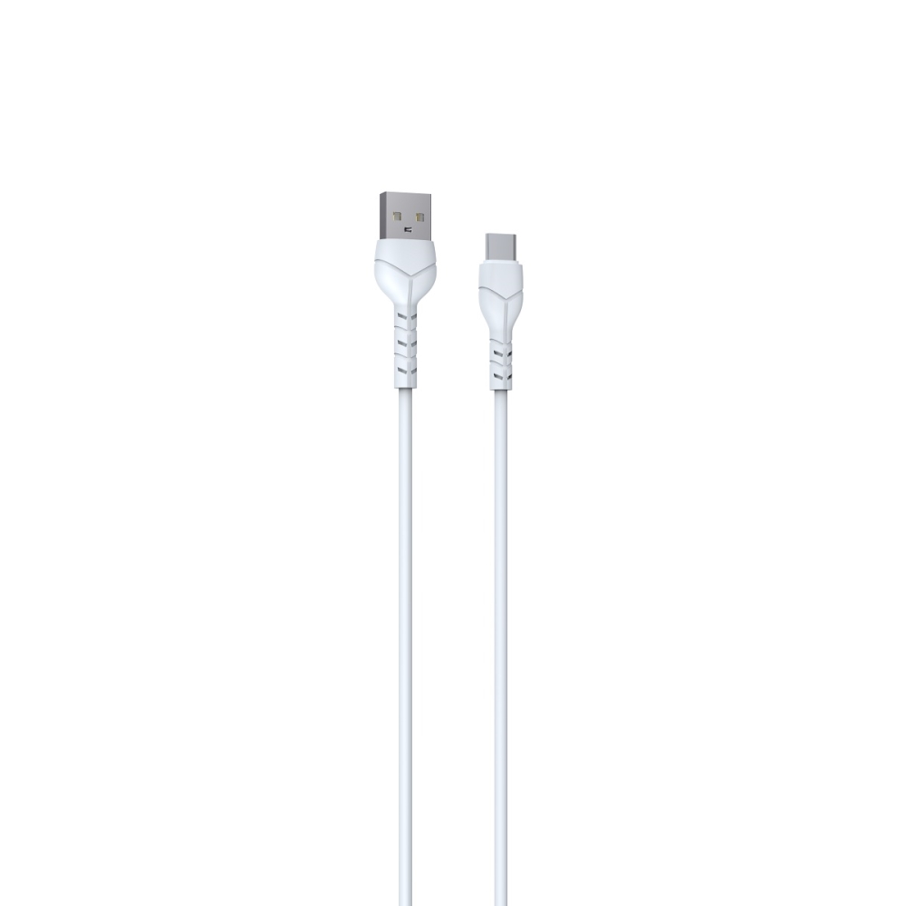 Devia kabel Kintone USB - USB-C 1,0 m 2,1A bia�y / 2
