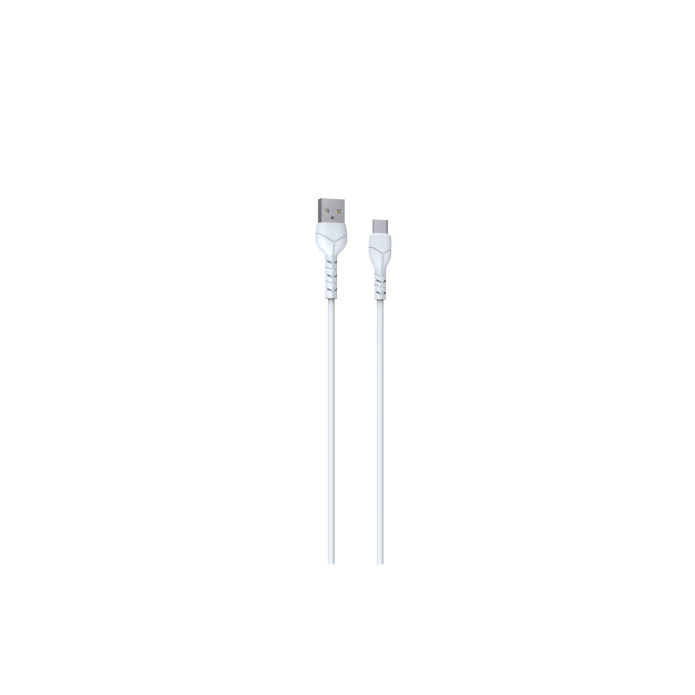 Devia kabel Kintone USB - USB-C 1,0 m 2,1A bia�y zestaw 30 szt V2