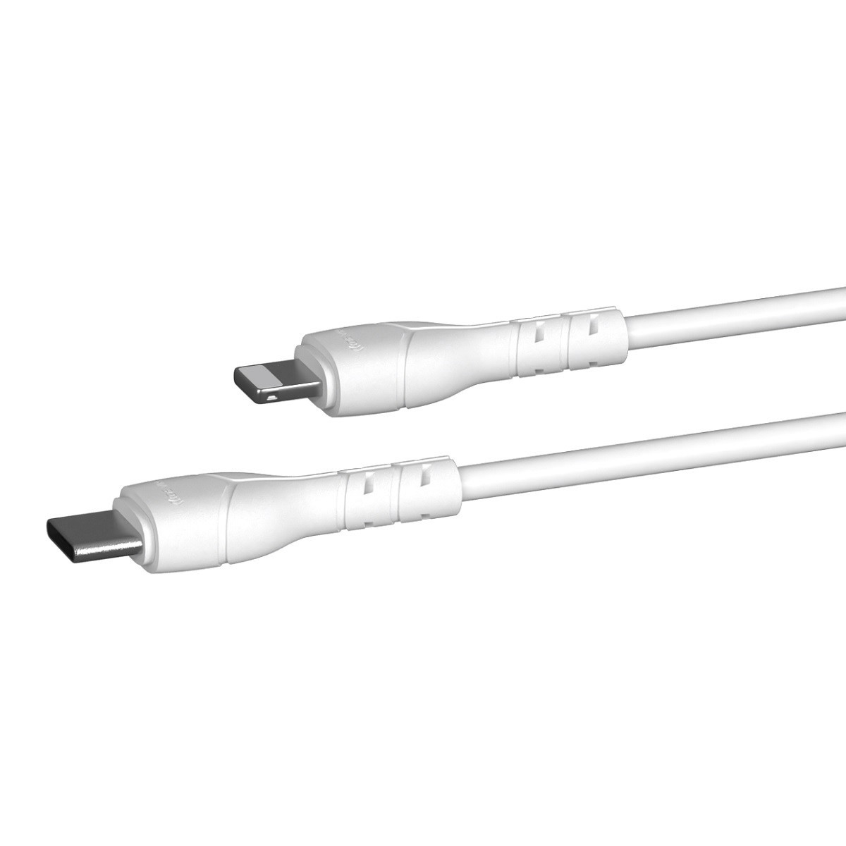 Devia kabel Kintone USB-C - Lightning 1,0 m 3A 27W bia�y zestaw 30 szt / 3