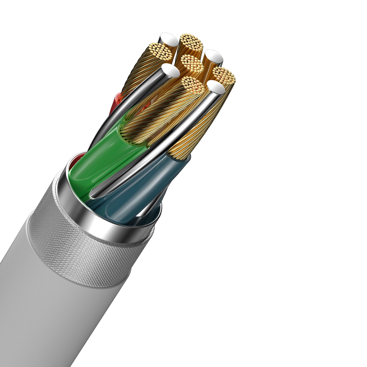 Devia kabel Kintone USB-C - Lightning 1,0 m 3A 27W bia�y zestaw 30 szt / 4