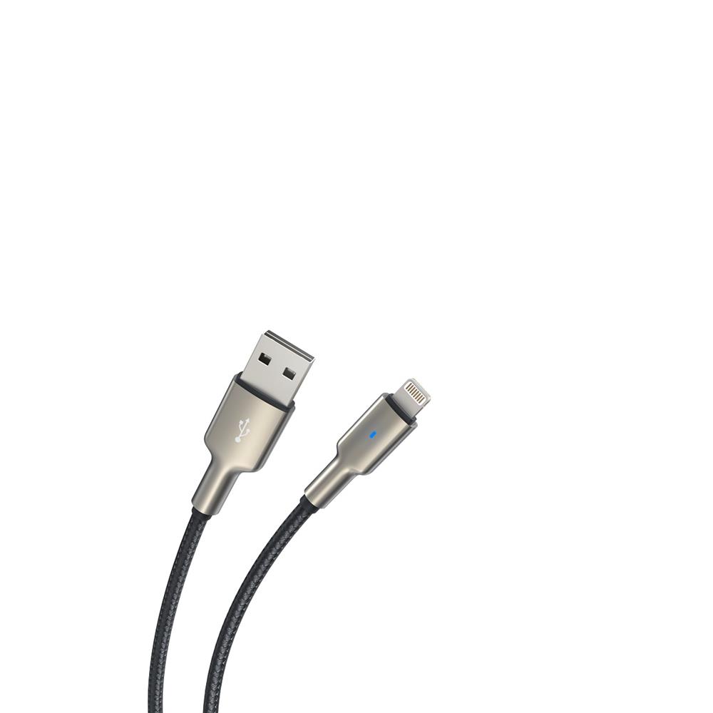 Devia kabel Mars USB - Lightning 1,5 m 2,1A czarny / 2