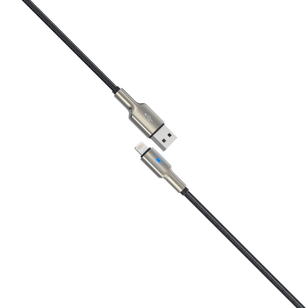 Devia kabel Mars USB - Lightning 1,5 m 2,1A czarny / 3