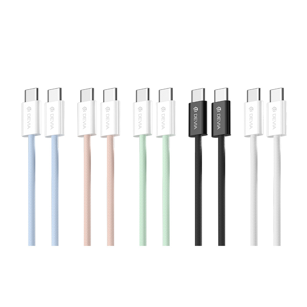 Devia kabel Smart EC325 PD USB-C - USB-C 1,0 m 60W 3A czarny / 4