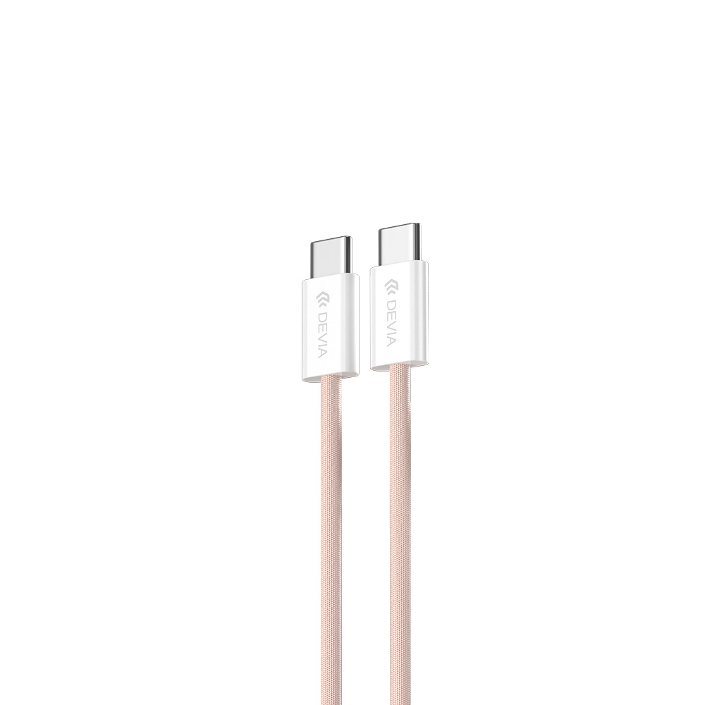 Devia kabel Smart EC325 PD USB-C - USB-C 1,0 m 60W 3A r�owy / 2