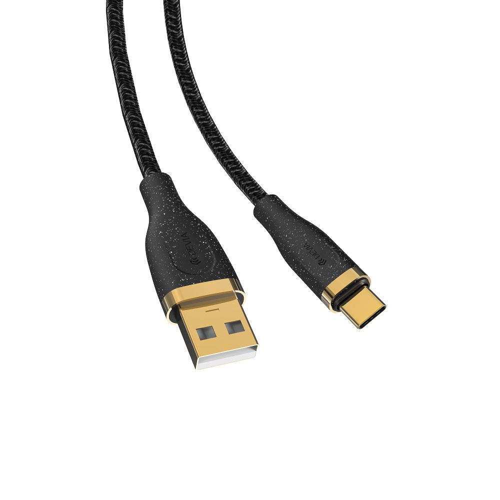 Devia kabel Star USB - USB-C 1,5 m 2,4A czarny / 2